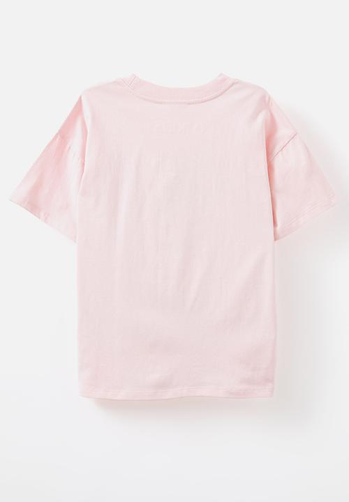 Cotton On - License drop shoulder short sleeve tee - lcn mat barbie/tea party pink