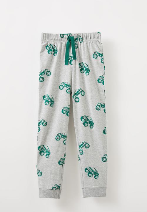 Cotton On - Ace long sleeve pyjama set - cloud marle/trucks
