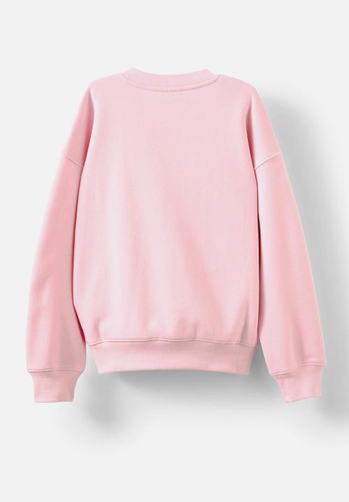 Cotton On - License sammy oversized crew - lcn dis snow white /blush pink