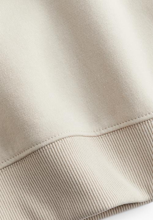 H&M - Oversized sweatshirt -  light beige 