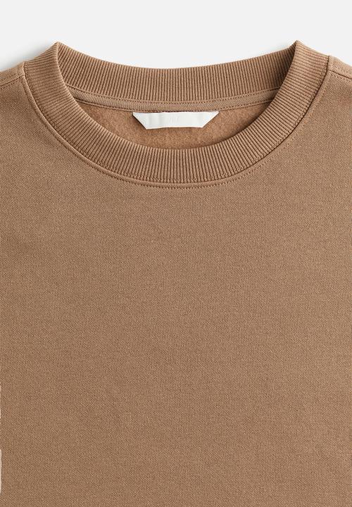 H&M - Oversized sweatshirt - dark beige