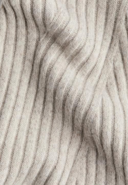 H&M - Rib-knit dress - beige