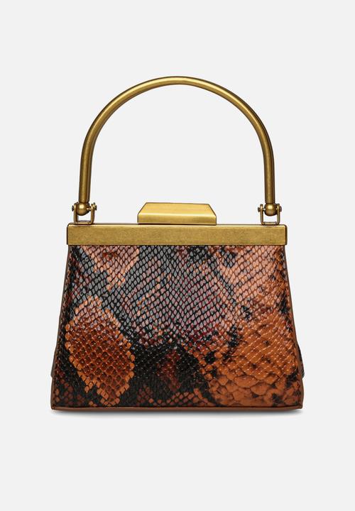 Steve Madden - Bello top handle bag -brown