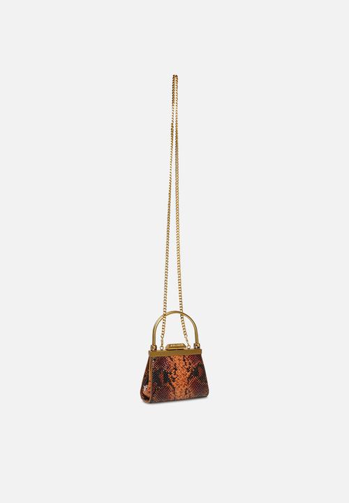 Steve Madden - Bello top handle bag -brown
