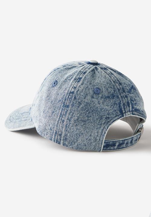 Rubi - Classic dad cap- sardinha/mid blue denim
