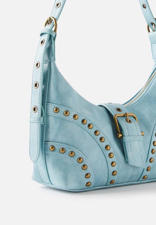 Rubi - Isla underarm bag- dusk blue/studs
