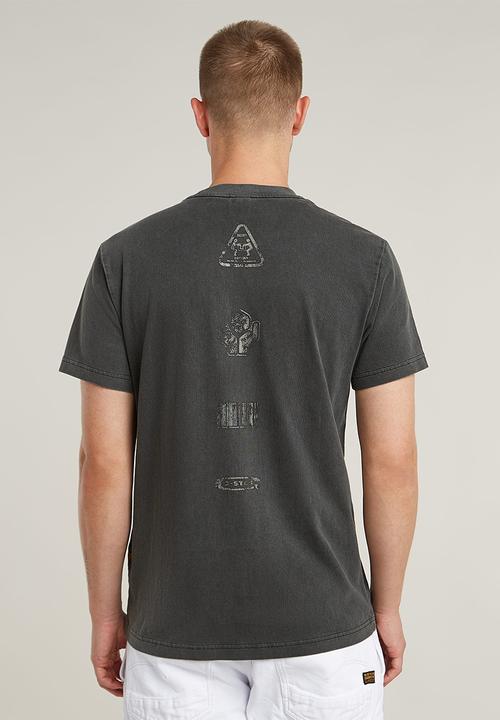 G-STAR - Shipping Gr Overdyed R T - Dk Black Gd