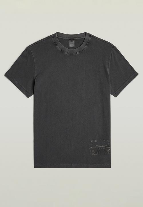 G-STAR - Shipping Gr Overdyed R T - Dk Black Gd