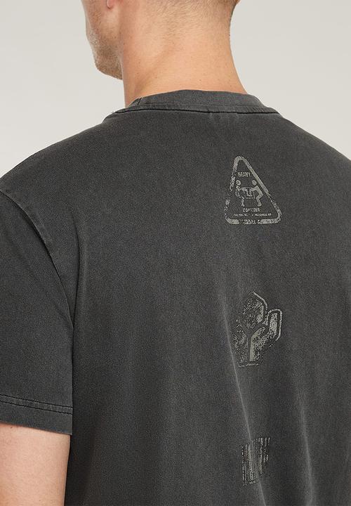 G-STAR - Shipping Gr Overdyed R T - Dk Black Gd