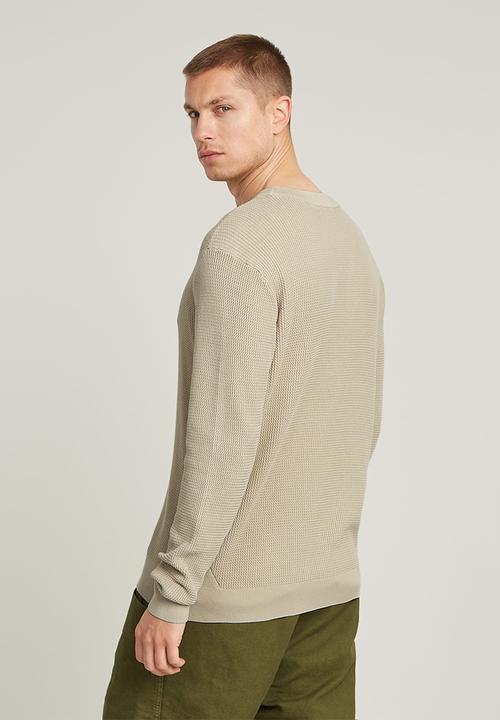 G-STAR - Serrated r knit - beige