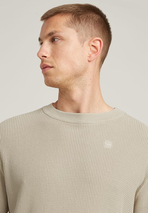 G-STAR - Serrated r knit - beige