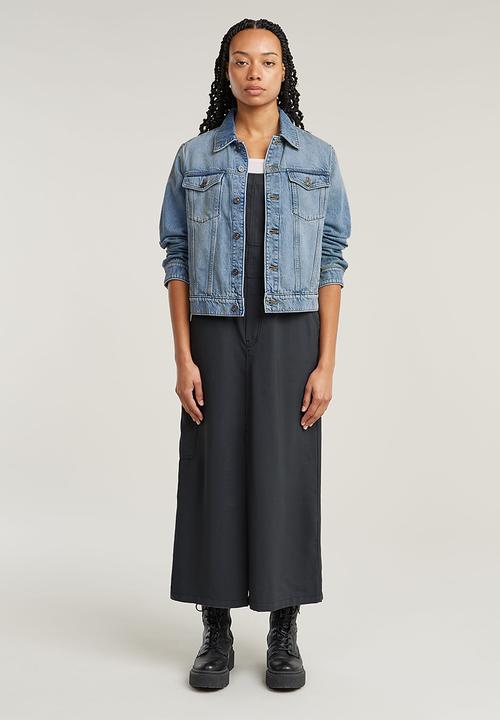 G-STAR - Dungaree Dress s\l Wmn - Petrol