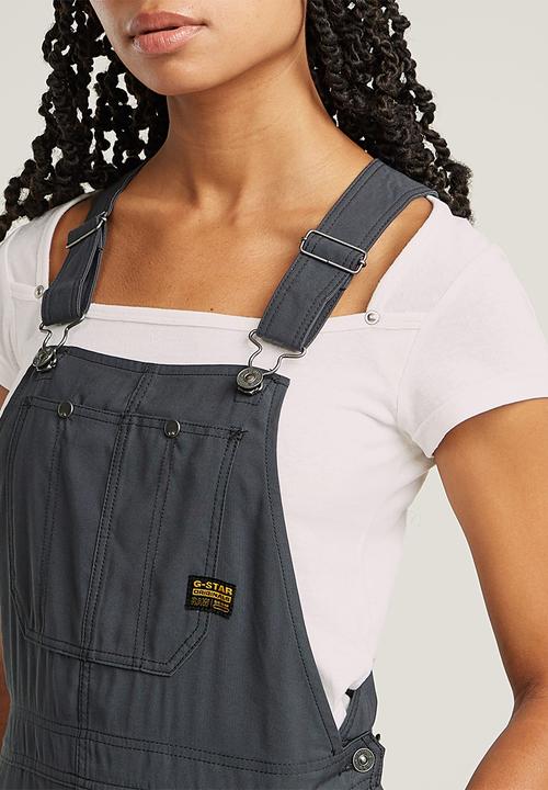 G-STAR - Dungaree Dress s\l Wmn - Petrol