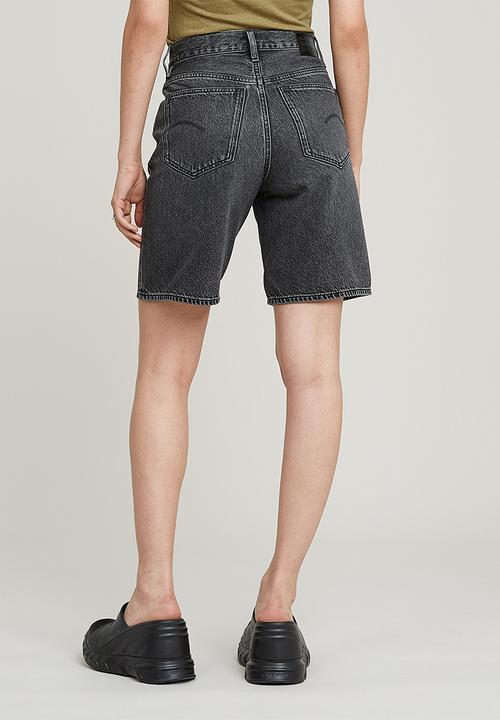 G-STAR - Viktoria Bermuda Short Clean Edge Wmn - Faded Eolith Grey