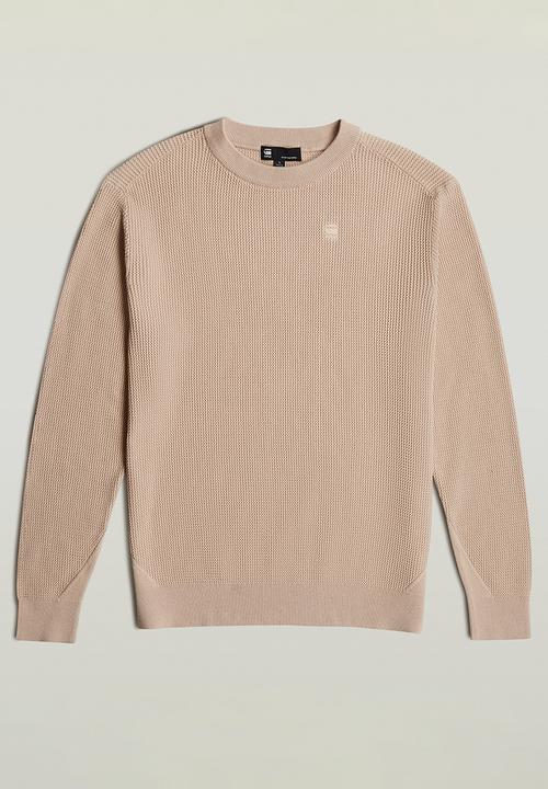G-STAR - Serrated r knit - beige
