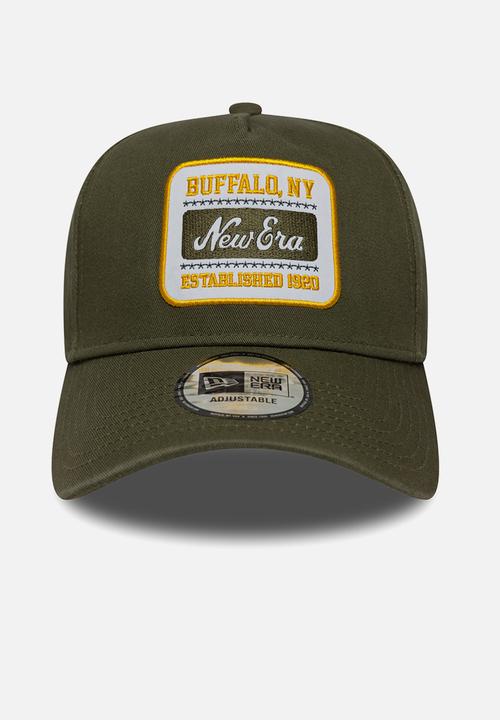 New Era - Trucker Eframe Washed Patch Newera - Olive Y25