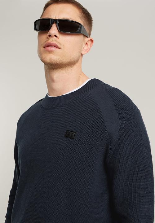 G-STAR - Detailed r knit - legion blue