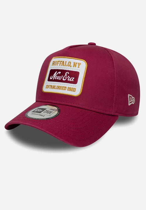 New Era - Trucker Eframe Washed Patch Newera - Maroon Y25