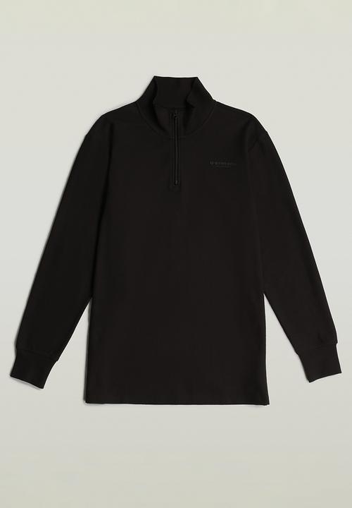 G-STAR - Half zip tweeter r t l\s - dk black