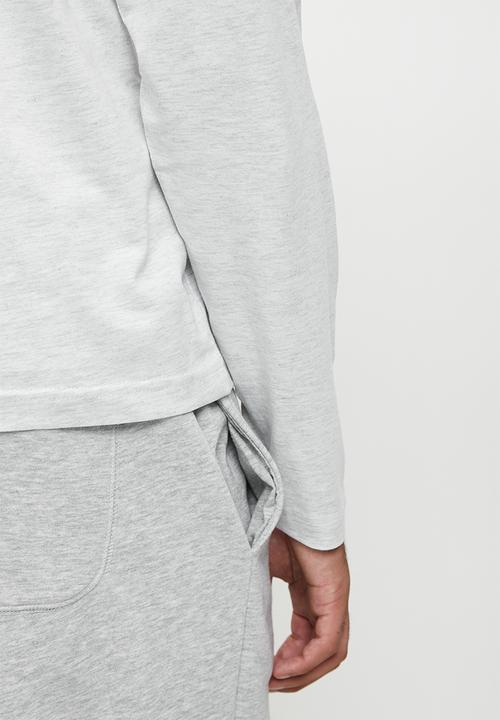 Cotton On - Organic Cropped Fit Long Sleeve - White Marle
