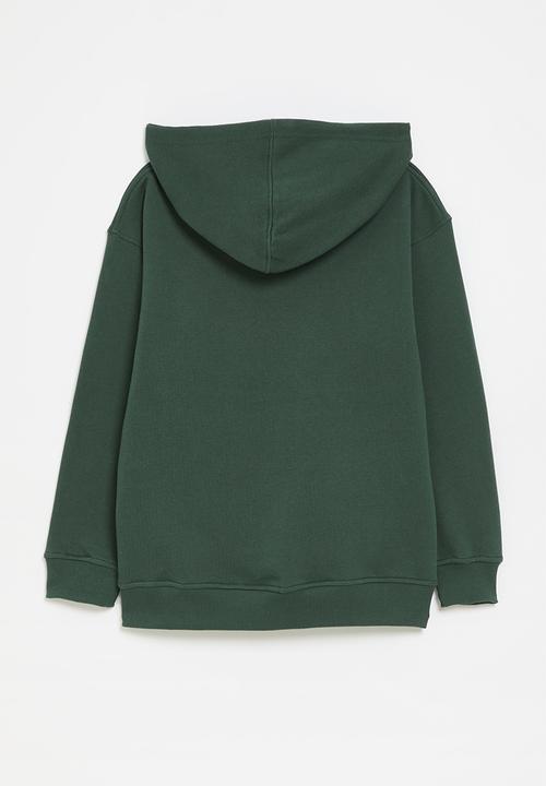 Quiksilver - Big logo hoodie boys - teal green