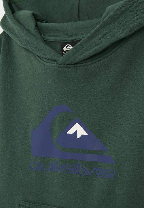Quiksilver - Big logo hoodie boys - teal green