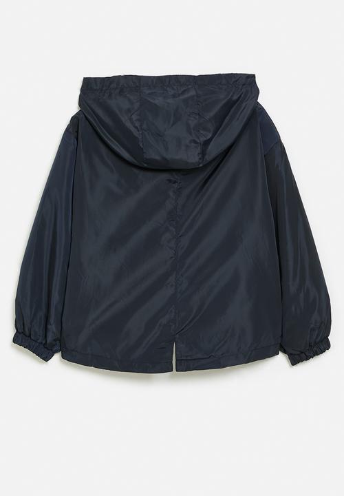 Pop Candy - Hooded windbreaker-navy