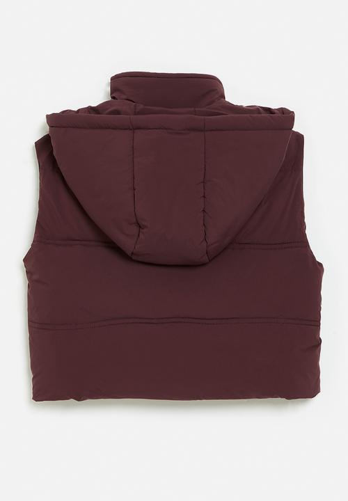 Pop Candy - Gilet-maroon