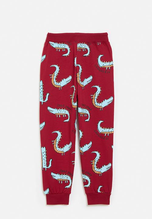 Pop Candy - Printed jogger - red