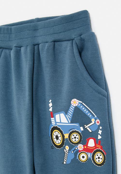 Pop Candy - Printed sweat pants - blue