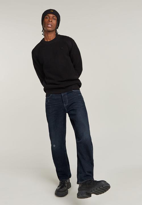 G-STAR - Detailed r knit - dk black