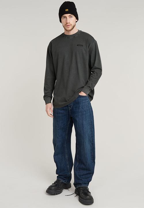 G-STAR - Pigment dye loose r t l\s - dk black gd