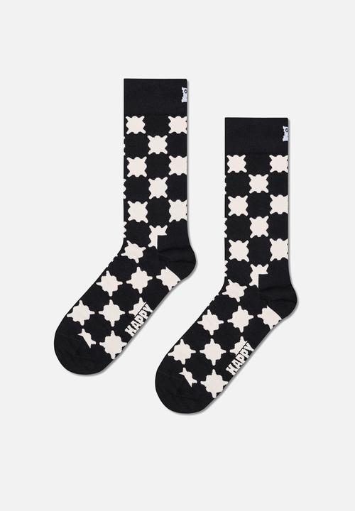 Happy Socks - 3 Pack Black And White Gift Set - Black & White