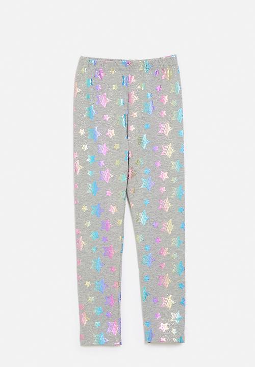 Pop Candy - Printed leggings -grey