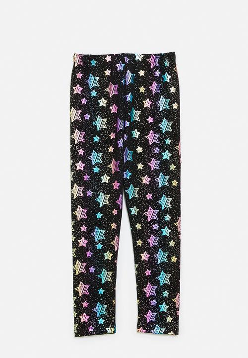 Pop Candy - Printed leggings - navy blue