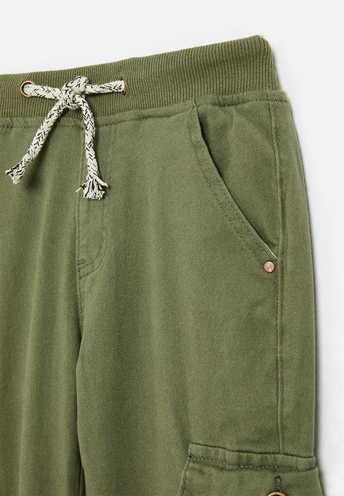 Pop Candy - Utility pants - green