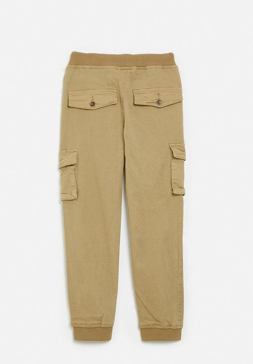 Pop Candy - Utility pants-khaki