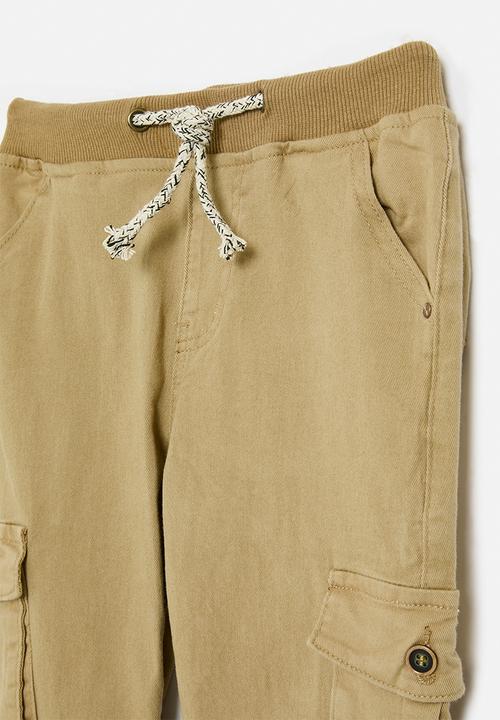 Pop Candy - Utility pants-khaki