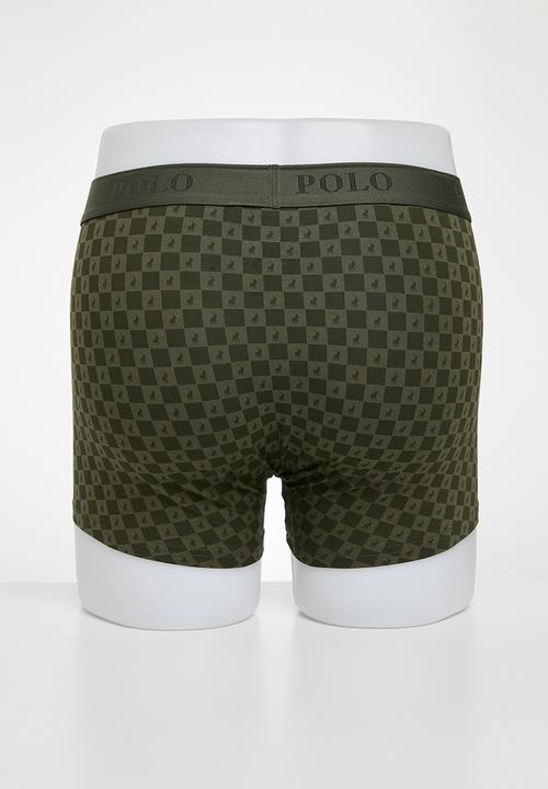POLO - Men Multi 2 Pack Boxer  - Olive