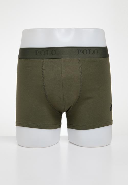 POLO - Men Multi 2 Pack Boxer  - Olive