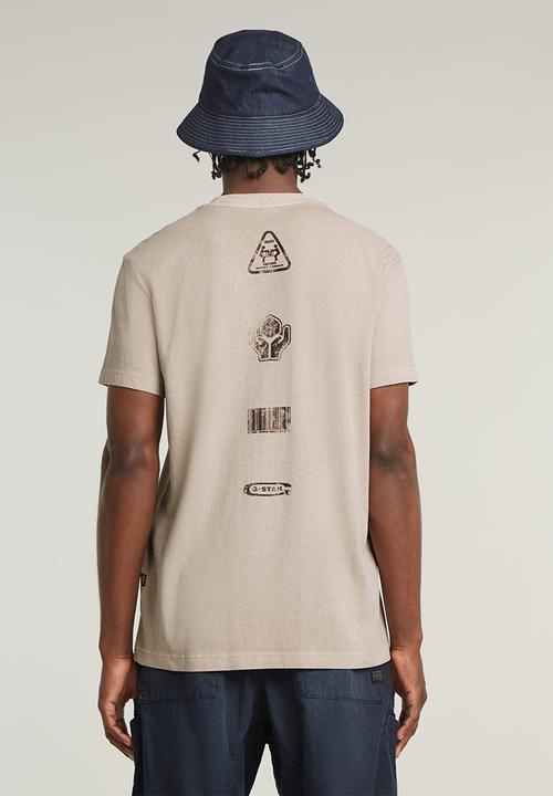 G-STAR - Shipping Gr Overdyed R T - Dk Brick Gd