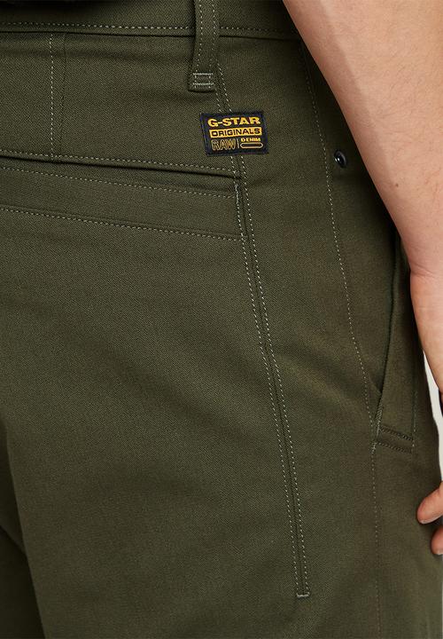 G-STAR - Bronson 3.0 slim chino - green