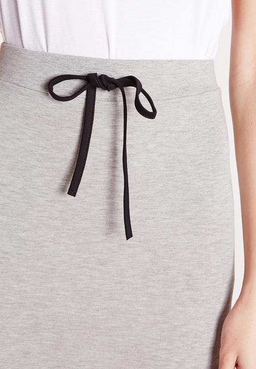 Missguided - Drawstring longline skirt 