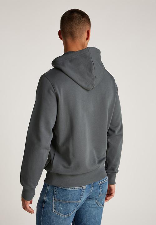 Calvin Klein - Seasonal Monologo Regular Hoodie - Endless Grey