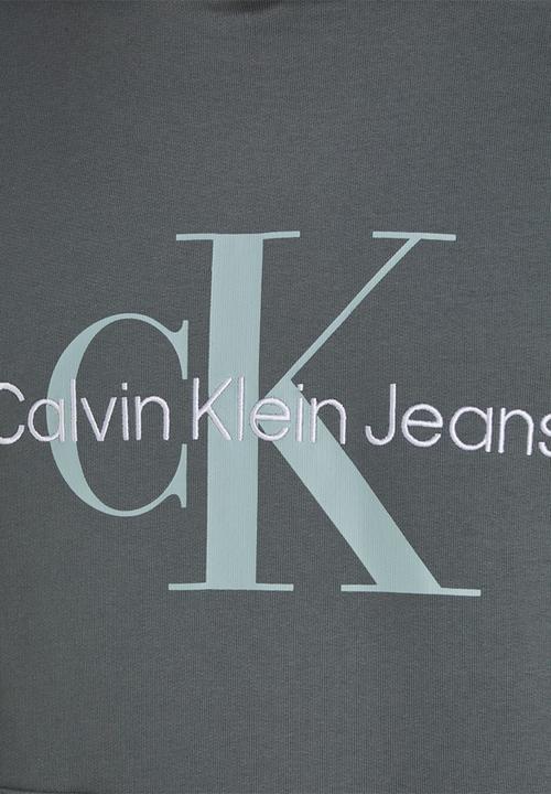 Calvin Klein - Seasonal Monologo Regular Hoodie - Endless Grey
