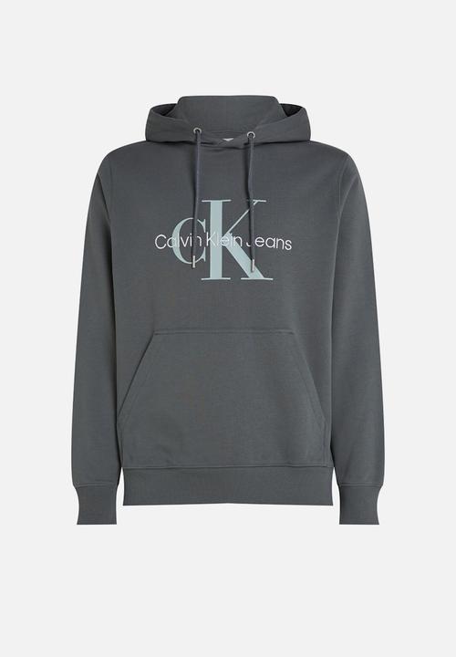 Calvin Klein - Seasonal Monologo Regular Hoodie - Endless Grey