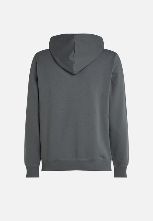 Calvin Klein - Seasonal Monologo Regular Hoodie - Endless Grey
