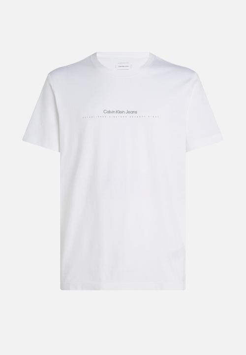 Calvin Klein - Minimal Logo Tee - Bright White