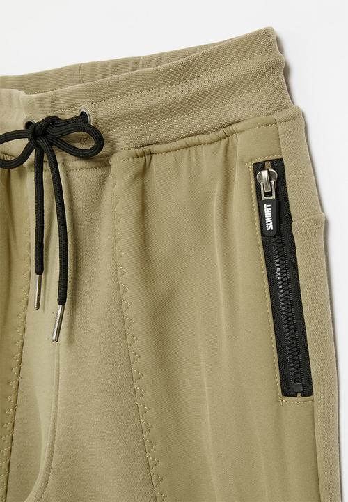 SOVIET - Boys Track Pants - Khaki