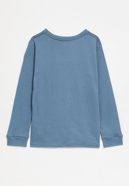 Quiksilver - Corp logo ls boys - coronet blue